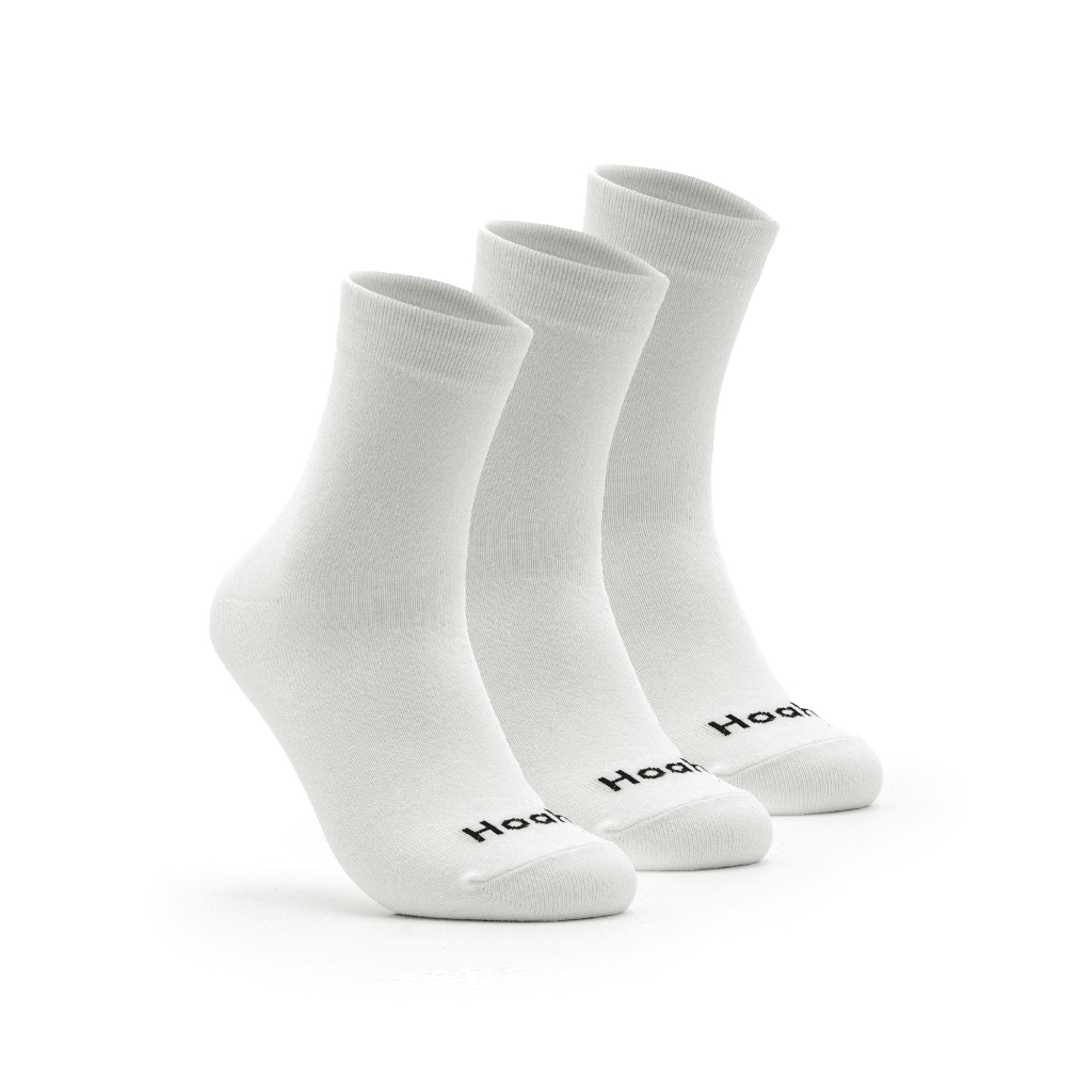 KIT 3 PARES DE MEIA CANO LONGO HOAHI em Oferta na Shopee