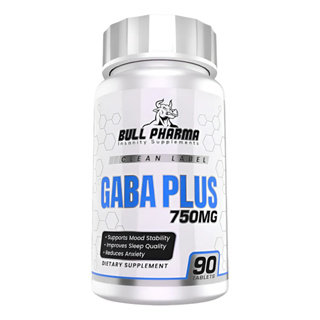 GABA Plus Ácido Gama-Aminobutírico 750mg 90 Comprimidos - Bull Pharma em Oferta na Shopee