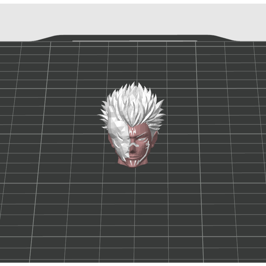 Kit 2 Cabeças jujutsu kaisen Premium Gojo e Sukuna - Impressão 3D