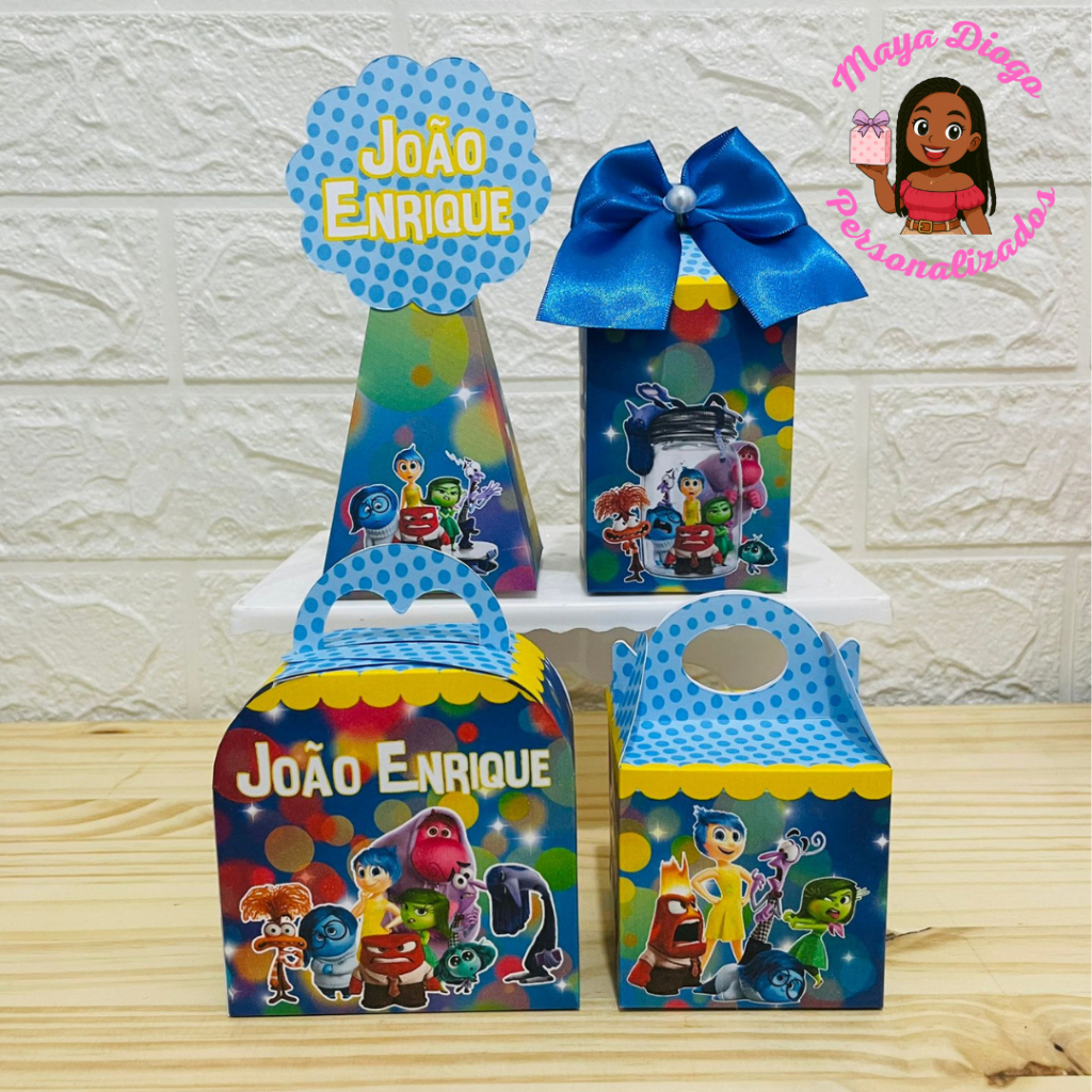 PEGUE E MONTE - DIVERTIDAMENTE – Kit Festa | Lembrancinhas Caixinhas Personalizadas