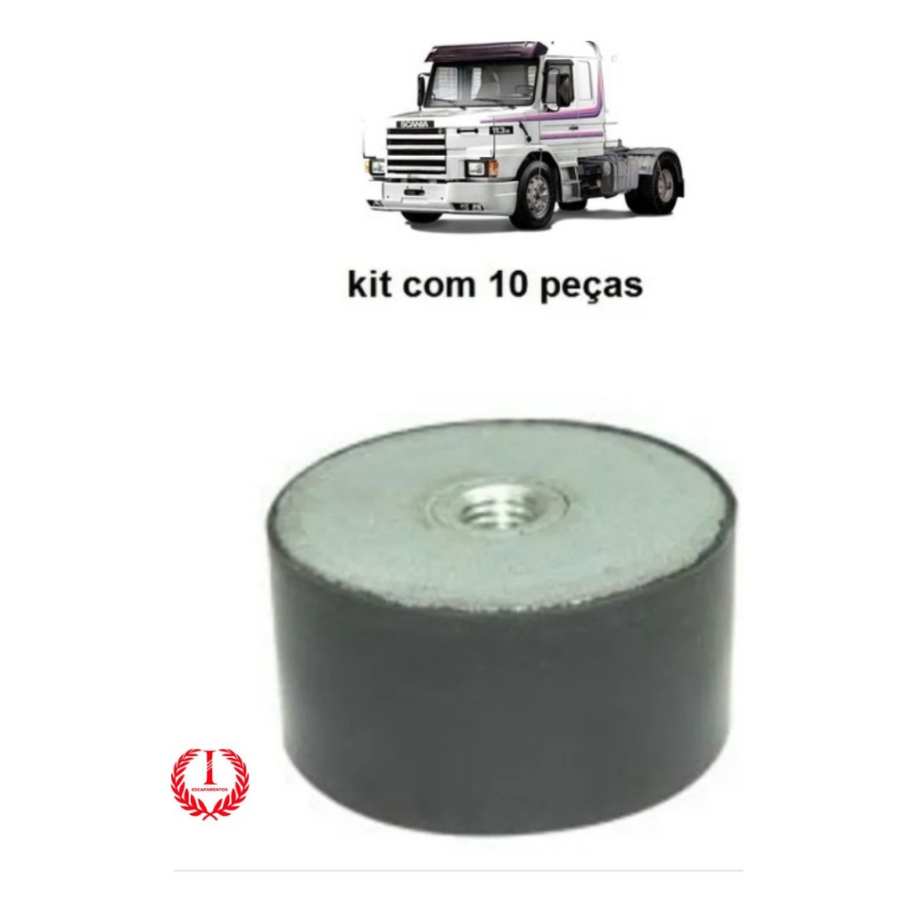 Coxim Escapamento Scania L / T - 111, 112, 113, 142, 143
