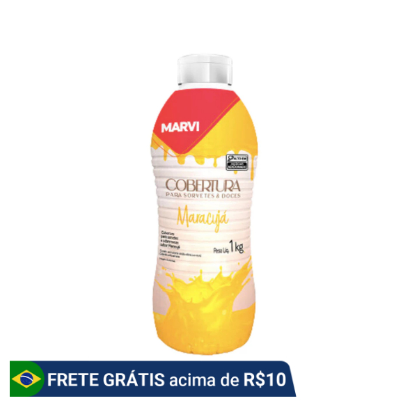 COBERTURA MARACUJA 1,0KG - MARVI em Oferta na Shopee