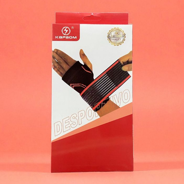 ✨ Munhequeira Ortopédica Ajustável 16cm - Tricotada, Respirável e Super Estável para Tendinite & Treinos
