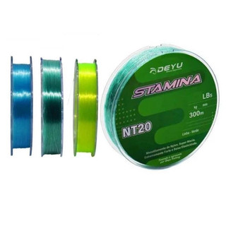 Linha de Pesca Stamina NT20 Deyu 300m – 0.37mm • Super Resistente e Long Cast