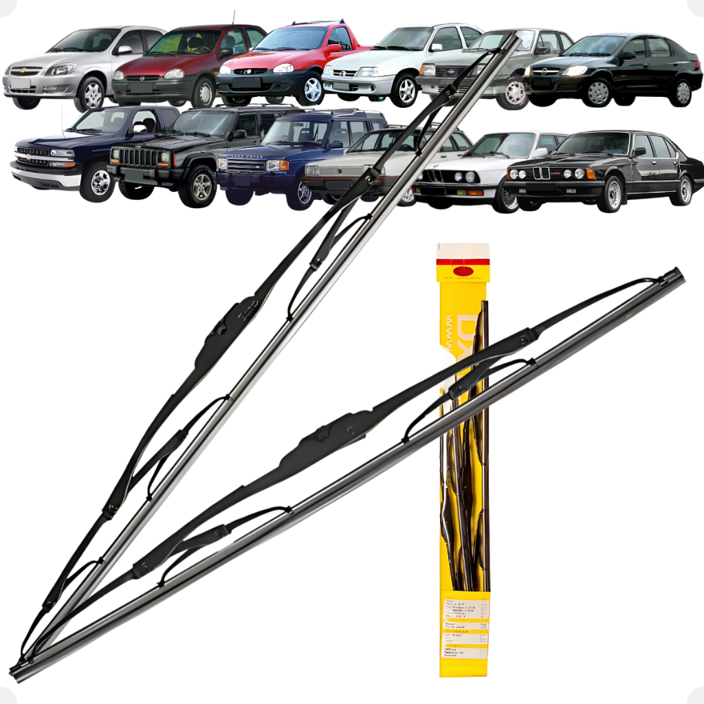Par Palheta Limpador Parabrisa  Dyna Celta Corsa Monza Prisma Santana em Oferta na Shopee