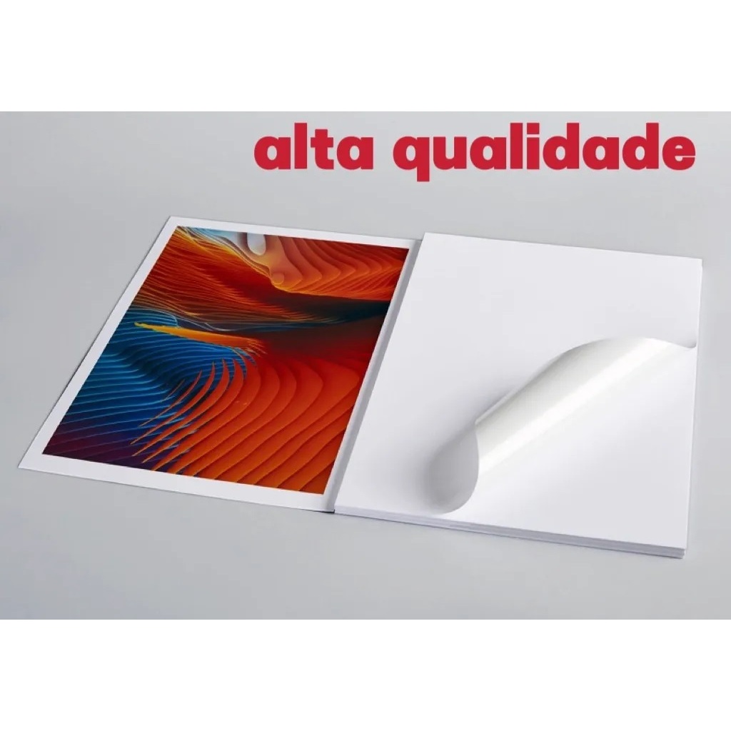 Vinil Adesivo A4 20 Folhas Branco Matte 120g a prova d'água - Compre acima de 3 no atacado em Oferta na Shopee