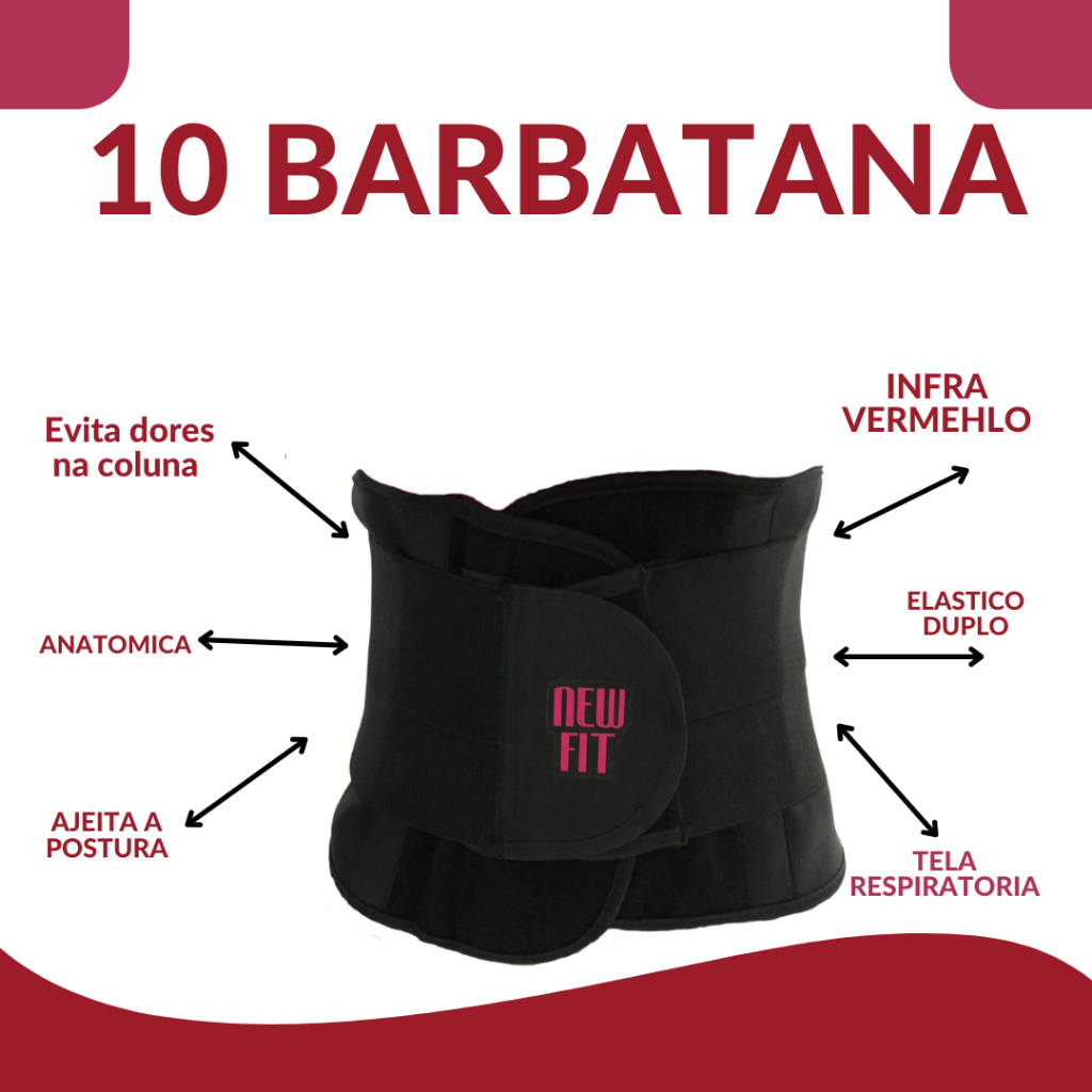 Cinta Modeladora Abdominal Feminina Infravermelho ,Ímã Ferrete para Melhor Circulação ENVIO IMEDIATO