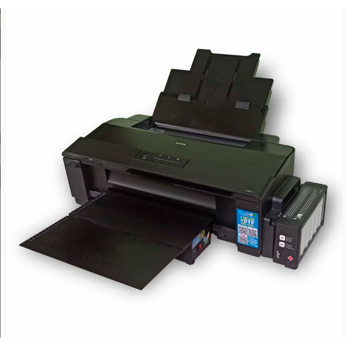Impressora Epson L1800 Dtf Têxtil Adaptada Usada Preta