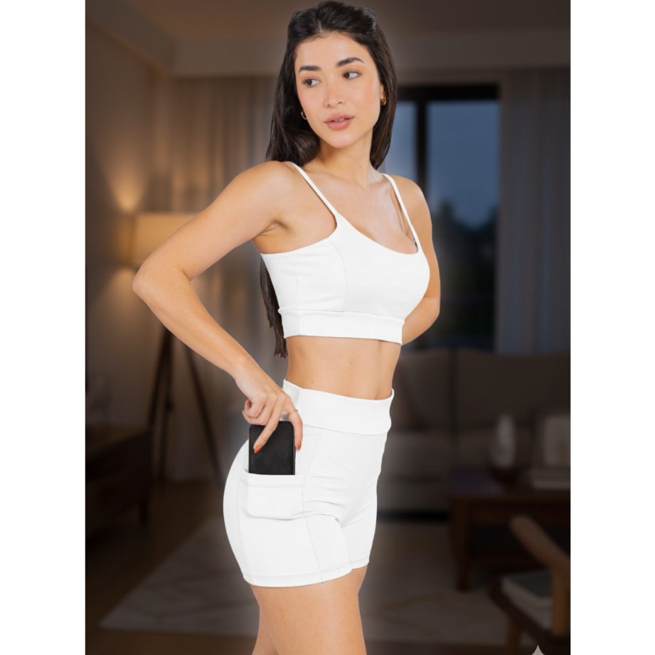 Academia Roupa Treino Fitness Corrida cintura Alta em Oferta na Shopee