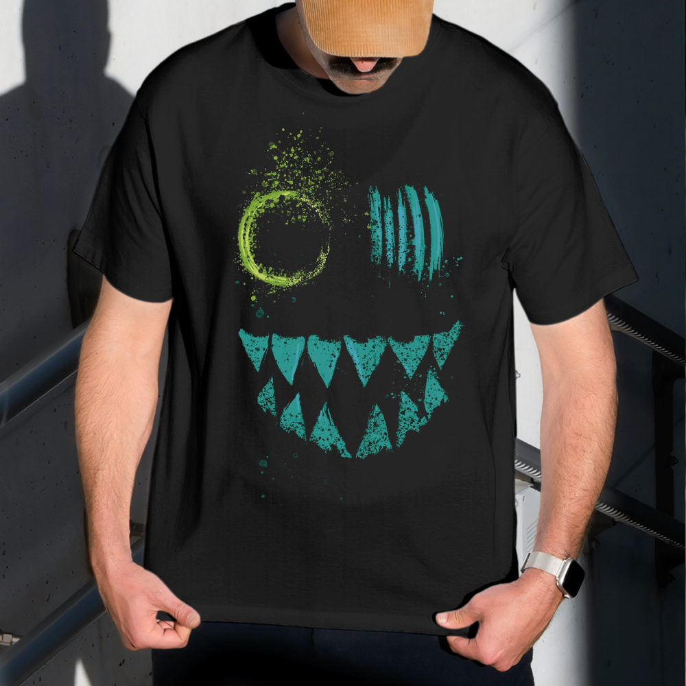 Camiseta Masculina Estampa Sorriso Machucado 100% Algodão Estilo Conforto Diário Do Tamanho P ao GG