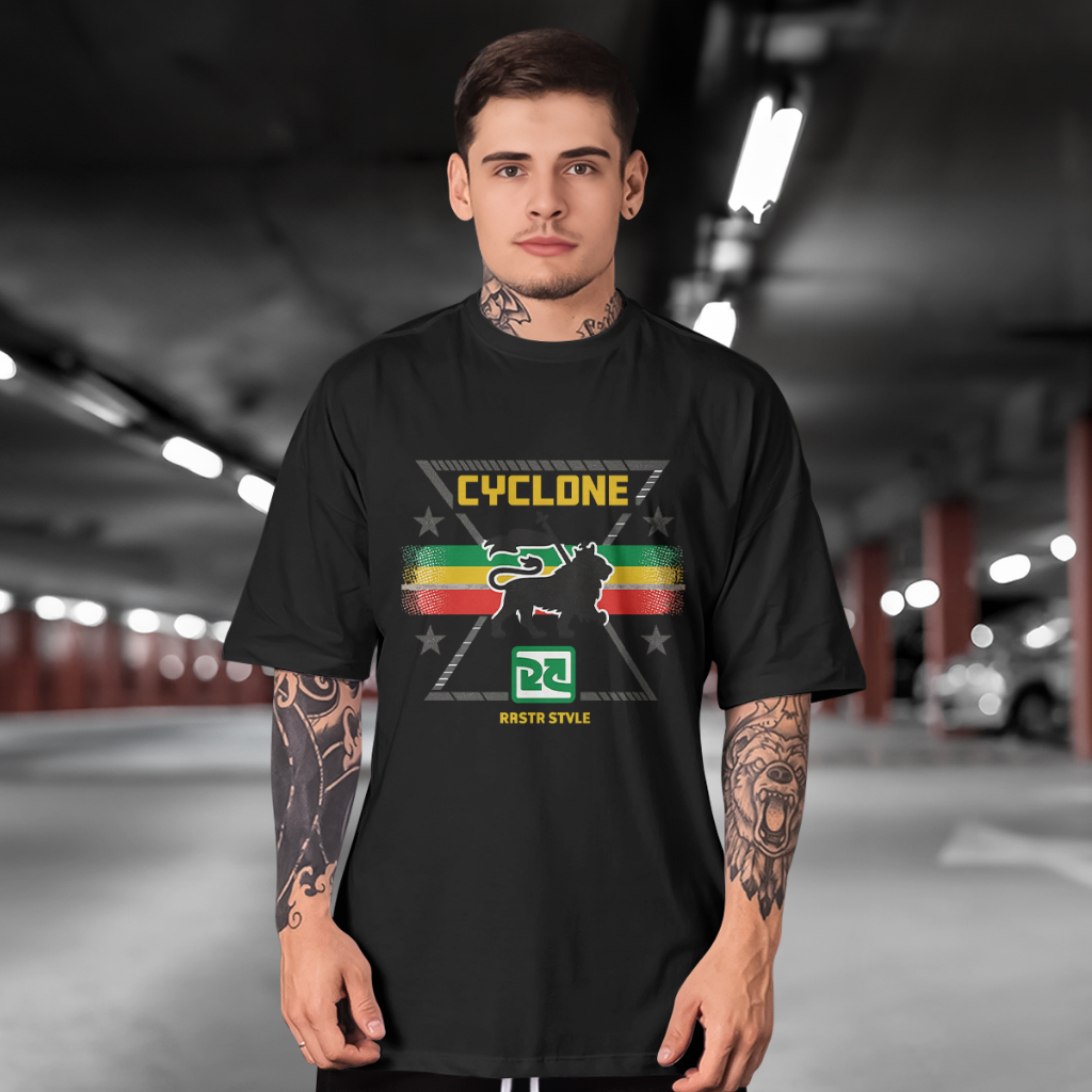 Camiseta Cyclone roots e stars 100% Algodão Premium