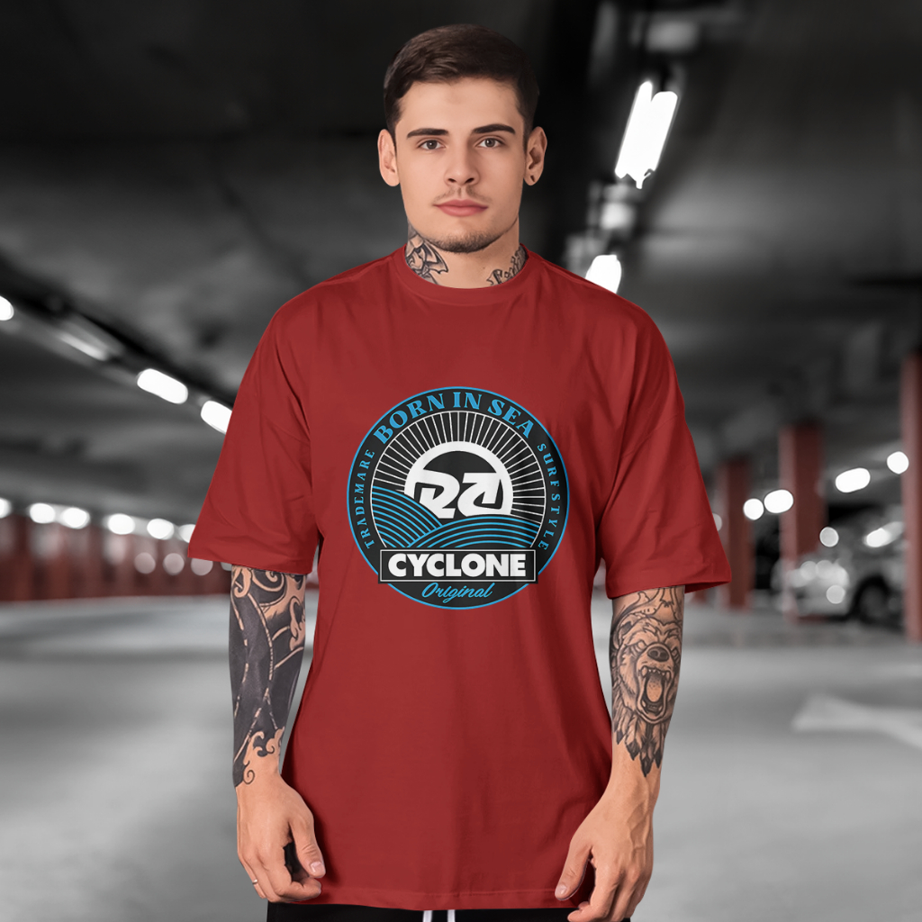 Camiseta Cyclone tide mark 100% Algodão Premium