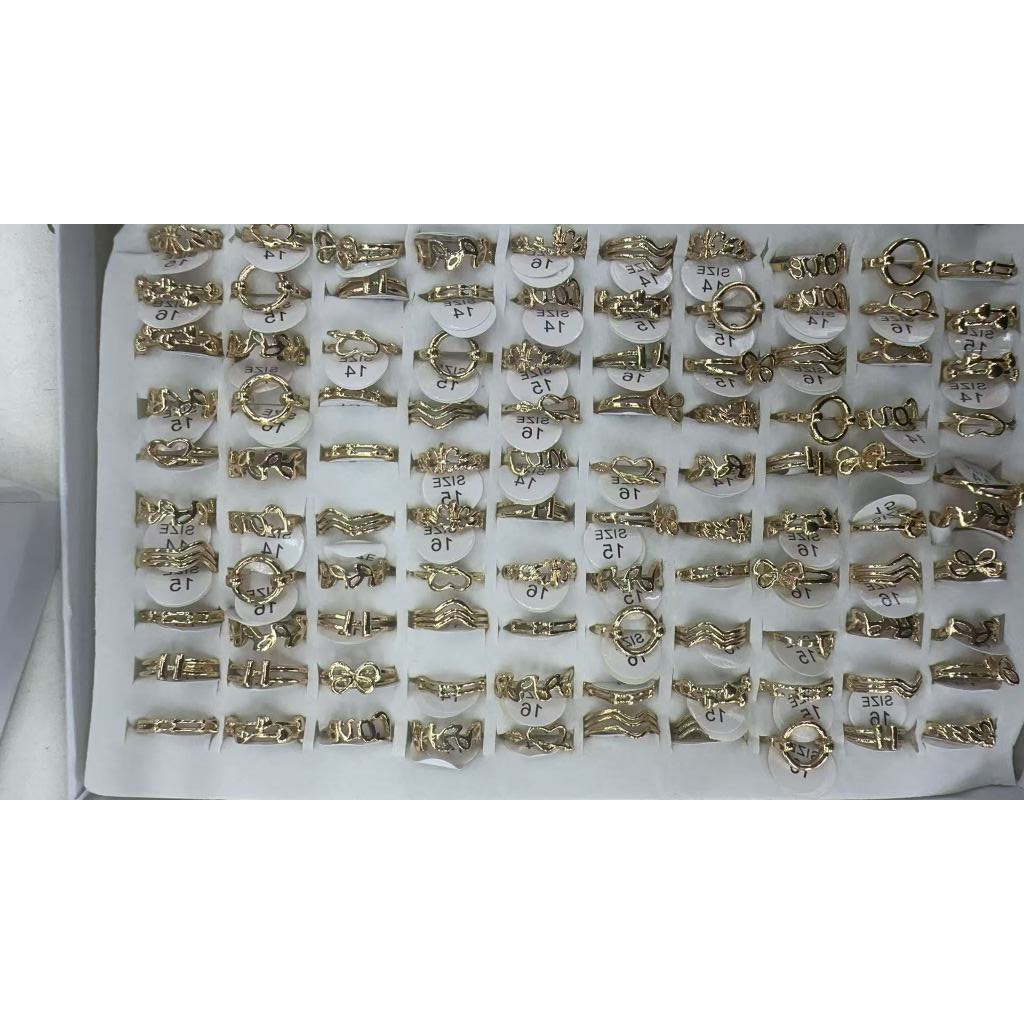 kit 10 pçs Conjunto Anel de falange de Estrela - Semijoia banhada 18k em Oferta na Shopee