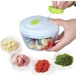 Processador 500 ml de alimento preto 3 Lâminas Manual em Oferta na Shopee