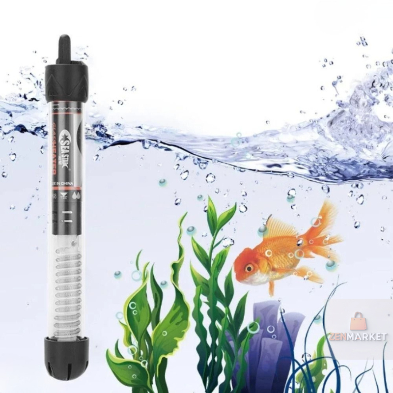 Aquecedor de Aquário 25-300W com Termostato Ajustável | Submersível e Super Resistente em Oferta na Shopee