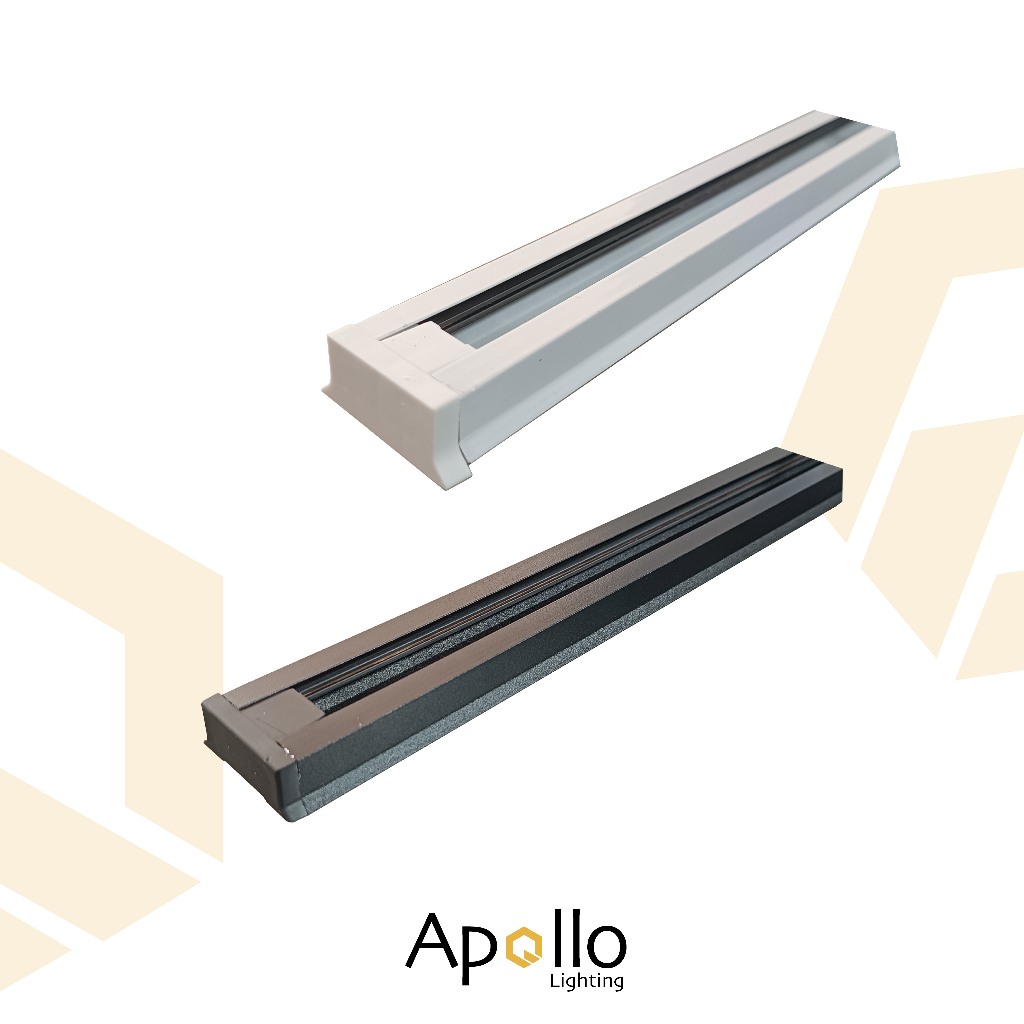 Trilho Eletrificado De 1m aluminio Preto Ou Branco