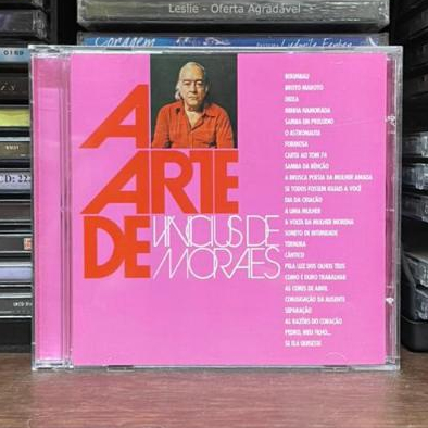 CD VINICIUS DE MORAES - A ARTE DE VINICIUS DE MORAES