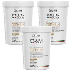 3 Unidades Pó Descolorante Premium Itallian 400g