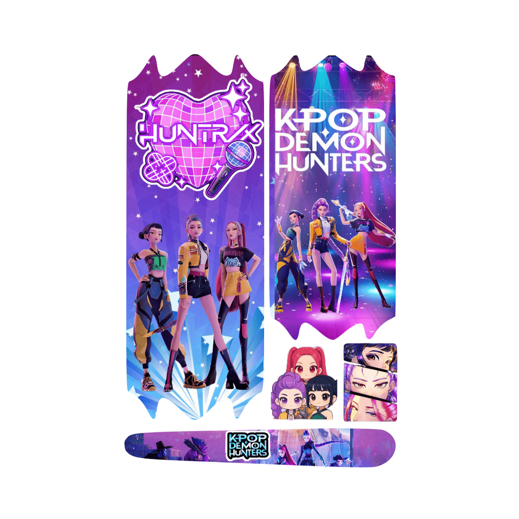 Kit Adesivos para Bicicleta – Guerreiras do K-Pop | Huntrix Demon Hunters | Aros 12 a 24 - Pronta entrega!! em Oferta na Shopee