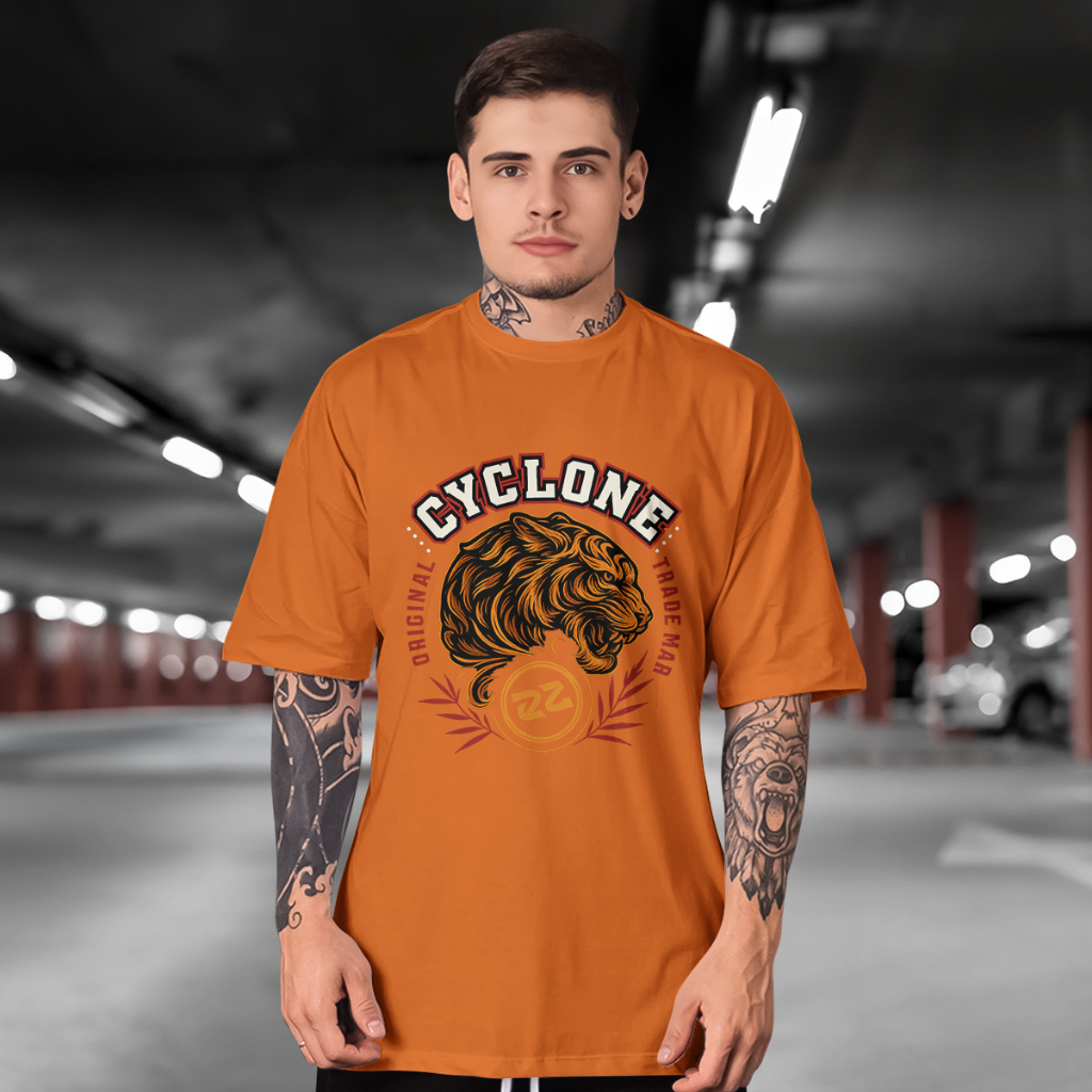Camiseta Tiger fury cyclone 100% Algodão Premium