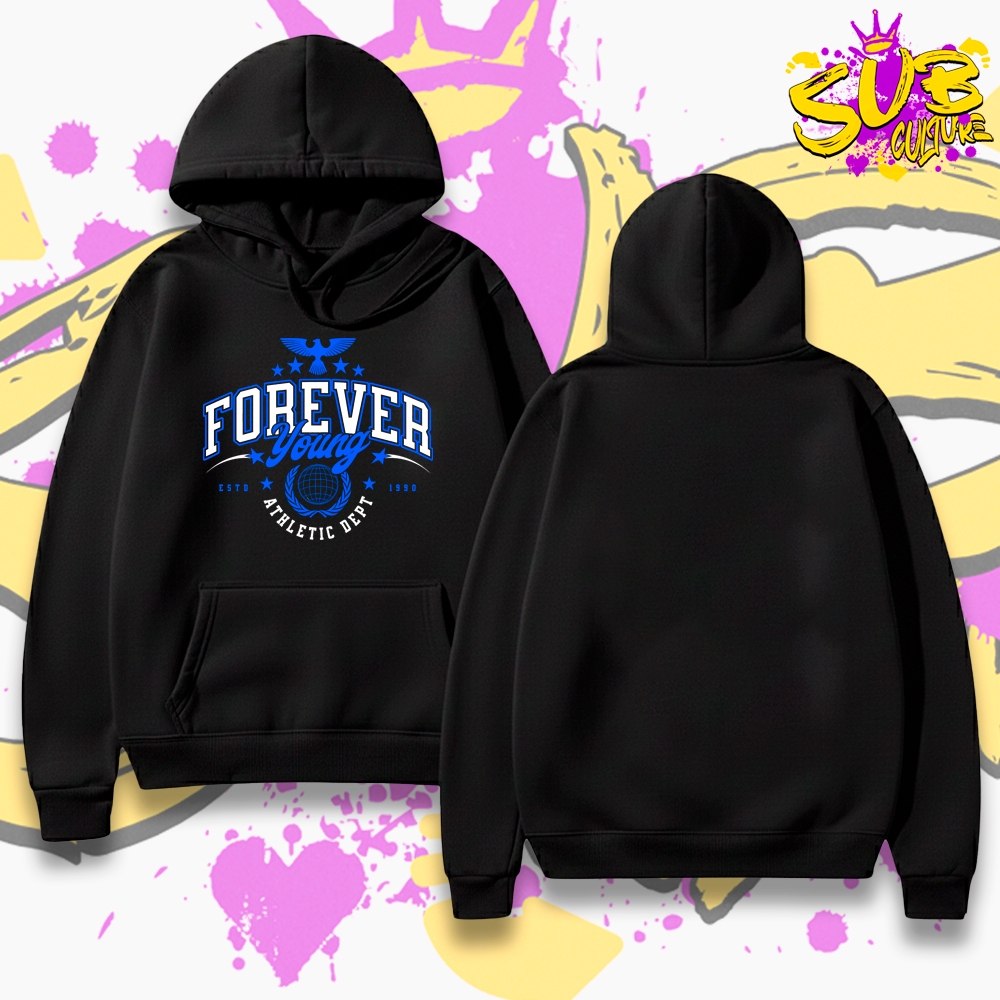 Moletom Unisexx Premium Confortavel''FOREVER''Canguru Flanelado  Lançamento 2026 Envio Rapido - 1036