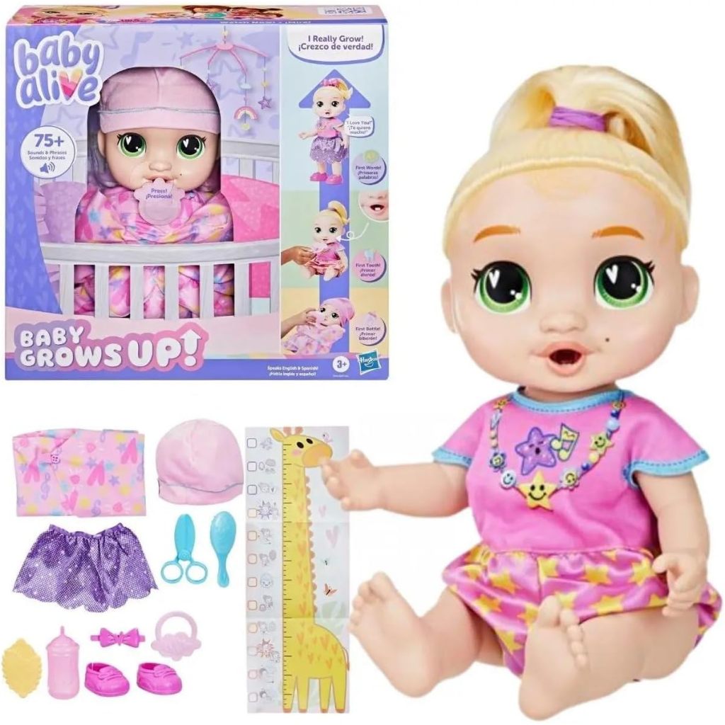 Boneca Interativa Baby Alive Baby Grows Up LaLa – Ela Cresce de Verdade