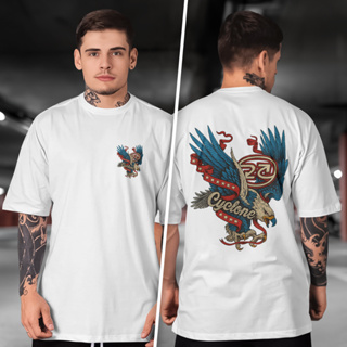Camisetas CYCLONE SKYWING F-C gola redonda malha 100% algodão rnt em Oferta na Shopee