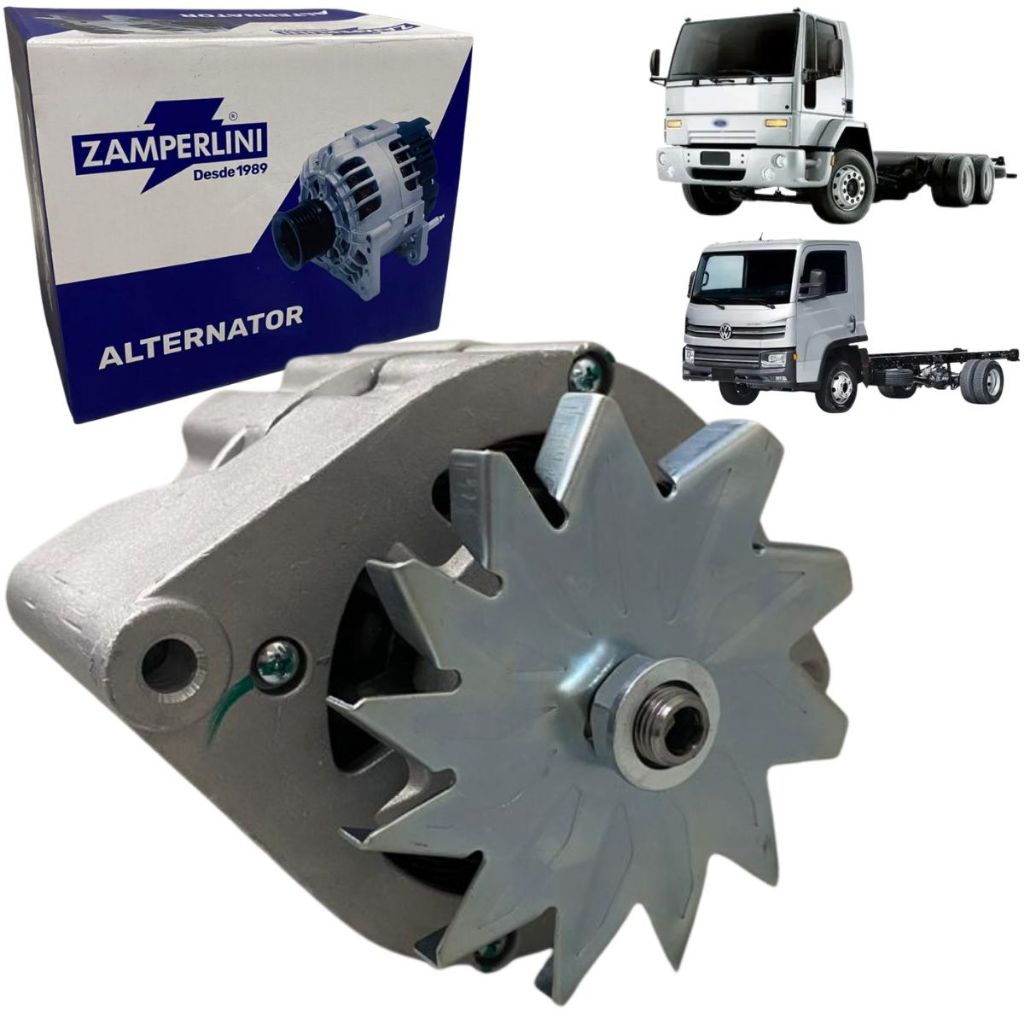 Alternador 12v 65a Para Ford Cargo Volkswagen Worker Com Motor Cummins 6BTAA 5.9 em Oferta na Shopee