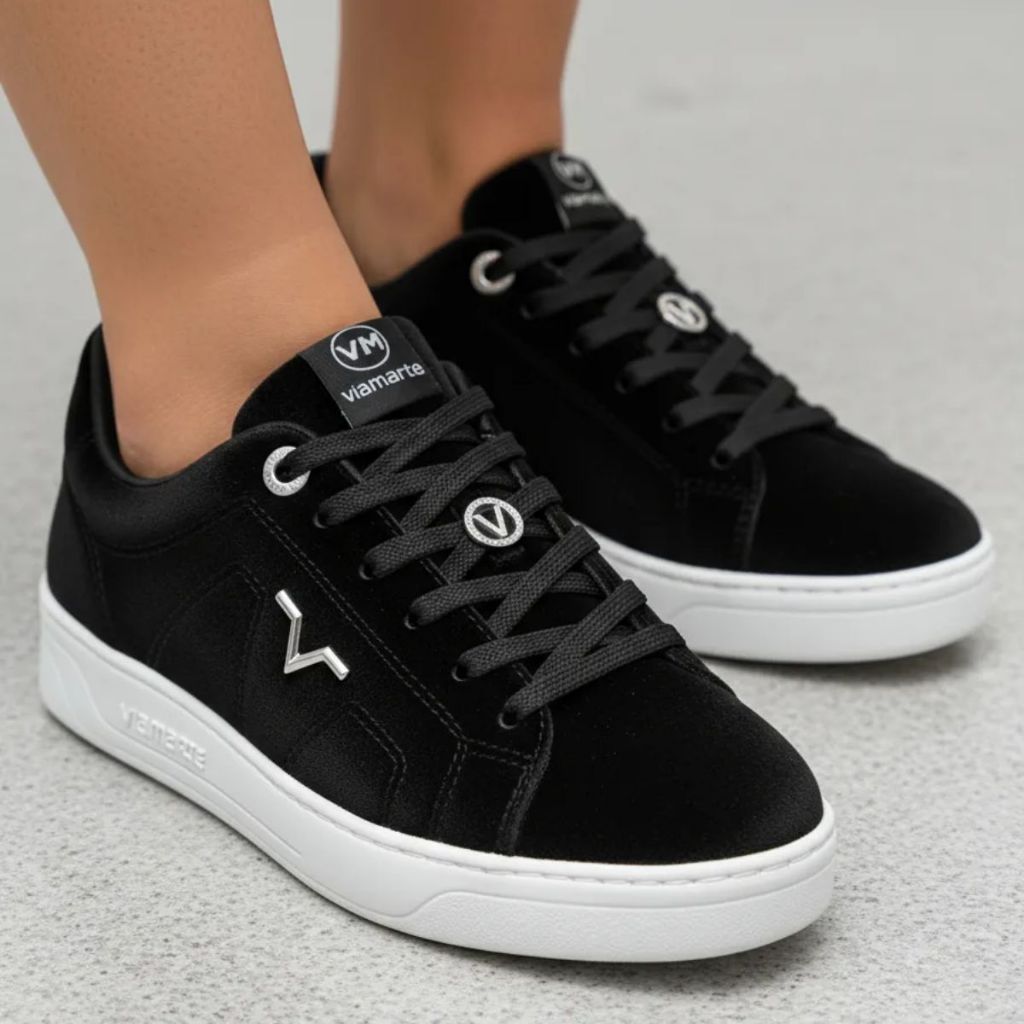 Tênis Feminino Via Marte V-Classic Flatform Confortável Casual Fashion em Oferta na Shopee