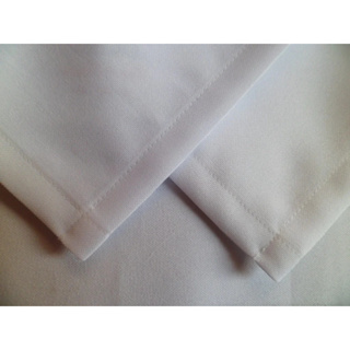 Kit 20 Peças Guardanapo Tecido Oxford Liso Branco em Oferta na Shopee