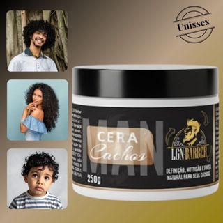 Cera Cachos Man Profissional 250g - LGN Barber em Oferta na Shopee