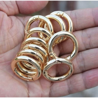 20 Argolas Articulada Mosquetão Premium Para Bolsas , Chaveiros e Artesanato em Geral em Oferta na Shopee