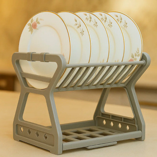 Escorredor de Pratos Copos Escorredor de Louça Cozinha Organizador Compacto Utilidade em Oferta na Shopee