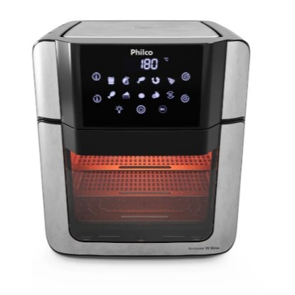 Air Fryer Oven Philco 15l Painel Digital PAF15A 220V Preto