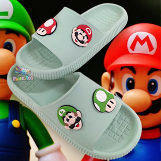 CHINELO SLIDE INFANTIL MARIO BROSS DESENHO MASCULINO UNISSEX LEVE CONFORTAVEL em Oferta na Shopee