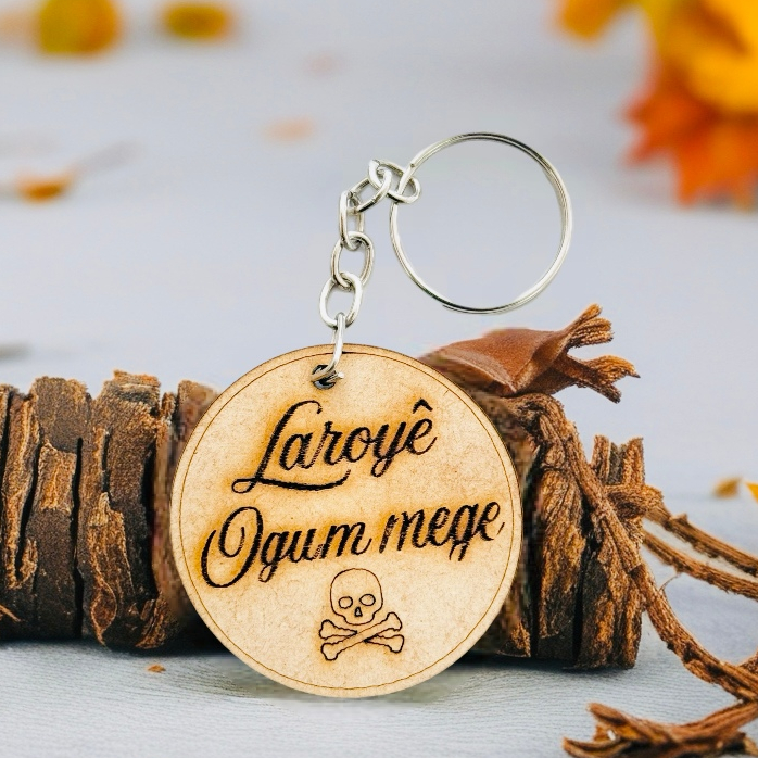 KIT CHAVEIRO LOROYÊ OGUM MEGE, EM MDF, PARA DECORAÇÃO, FESTA, UMBANDA, ORIXÁS