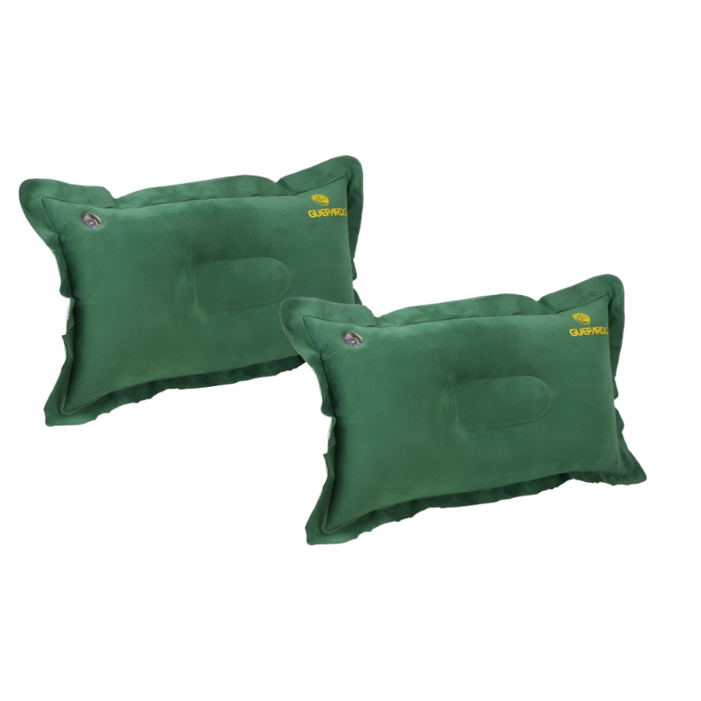 Kit 2 Travesseiros Inflável Camping Viagem Compacto Impermeável Smart Guepardo