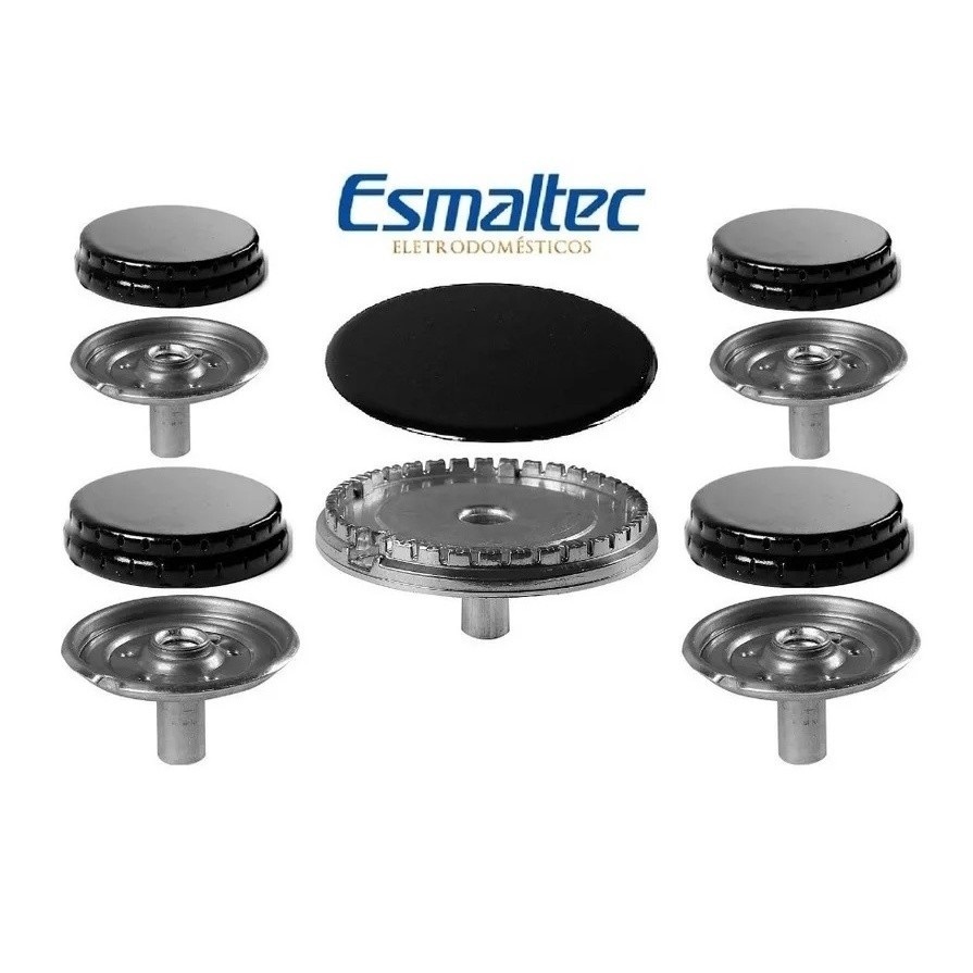 PEÇAS FOGÃO ESMALTEC ÁGATA ESPAHADORES + QUEIMADORES 5 BOCAS