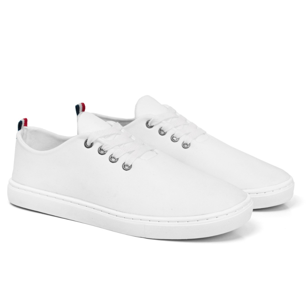 Tênis Masculino Casual Adulto Sapatênis Estiloso Na Moda Barato Branco MAIS BARATO