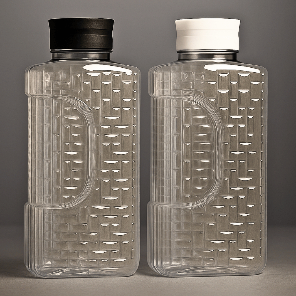 Imagem Kit Garrafa de Geladeira Água Suco Com Tampa Automatica 1,9 Litros