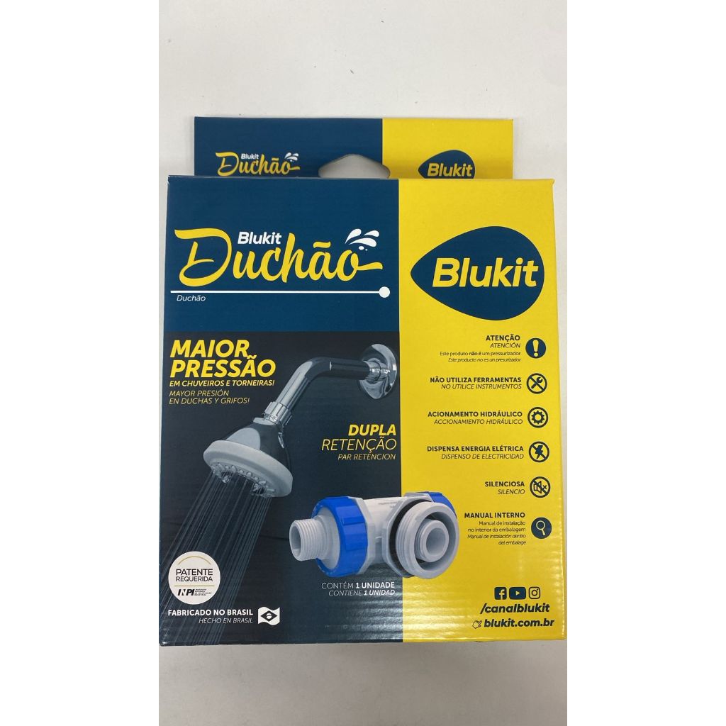 Válvula Duchão 3/4" e 1.1/2" para Caixa d'água Aumentar pressão chuveiro e torneiras BLUKIT