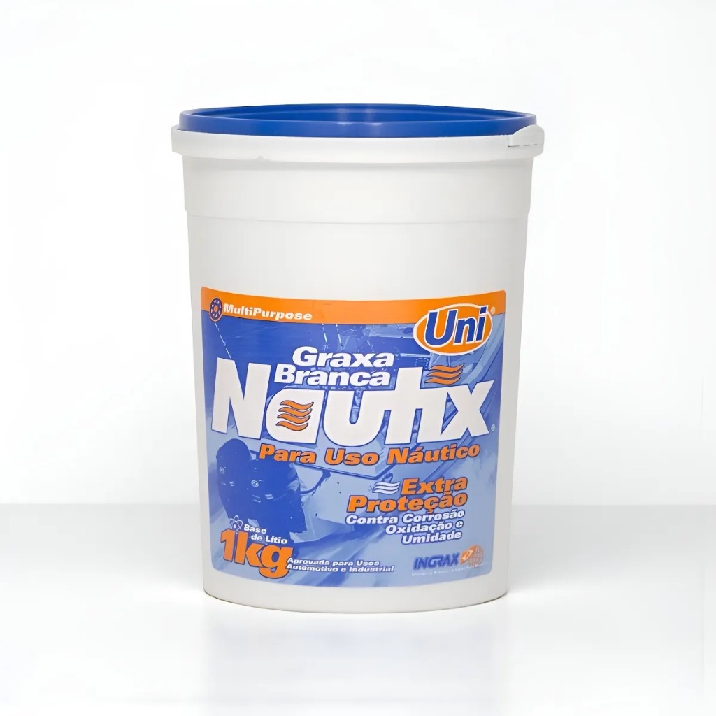 Graxa Uni Nautix Unilit Branca 1kg Para Uso Nautico