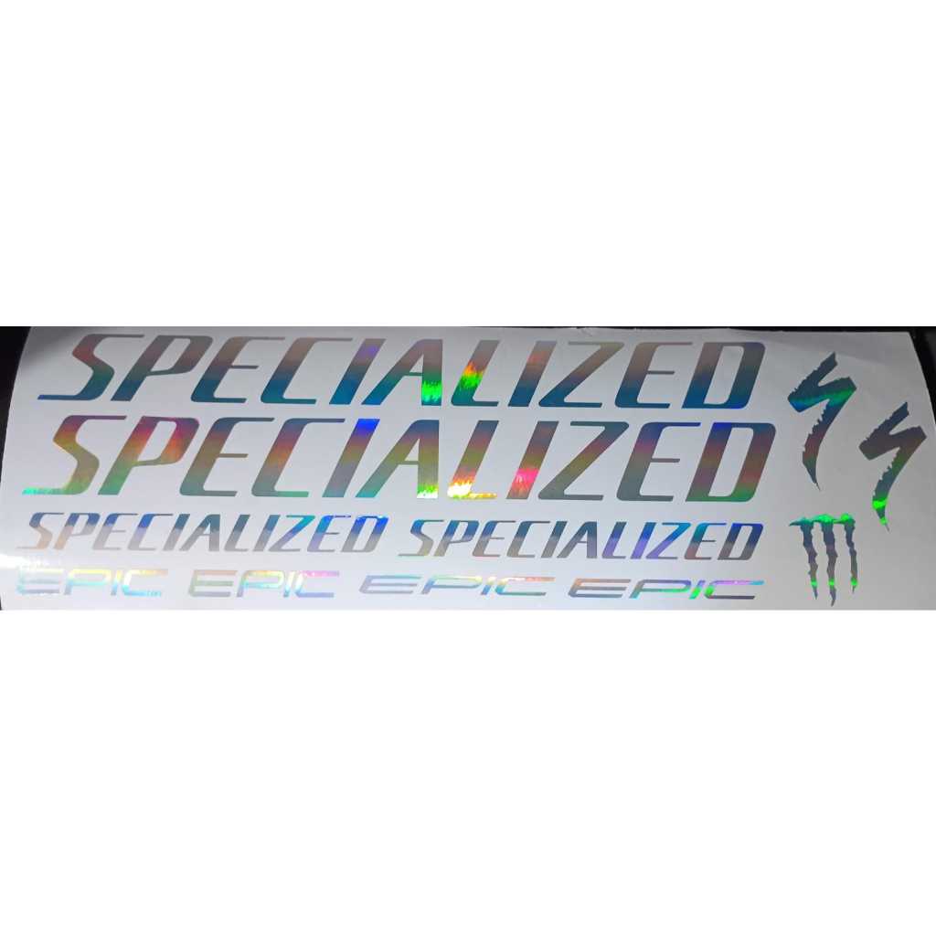 Adesivos SPECIALIZED EPIC holográfico Mtb Mountain bike bicicletas.