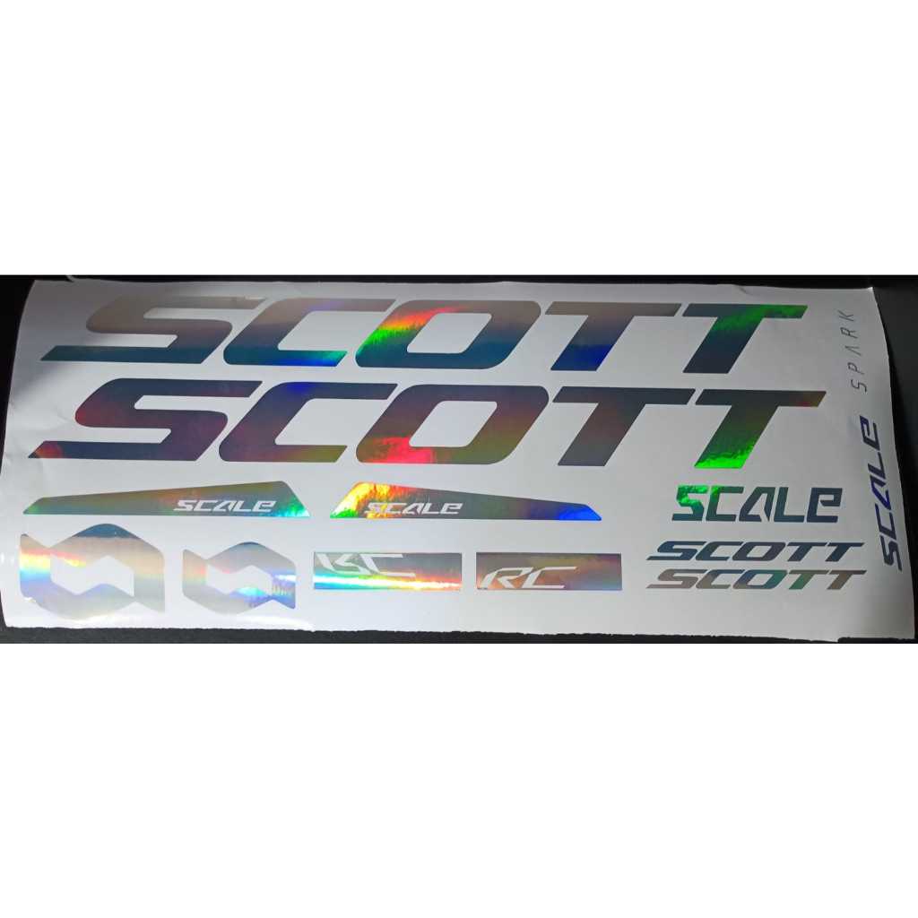 Adesivo SCOTT SCALE holográfico bicicleta mtb ciclismo