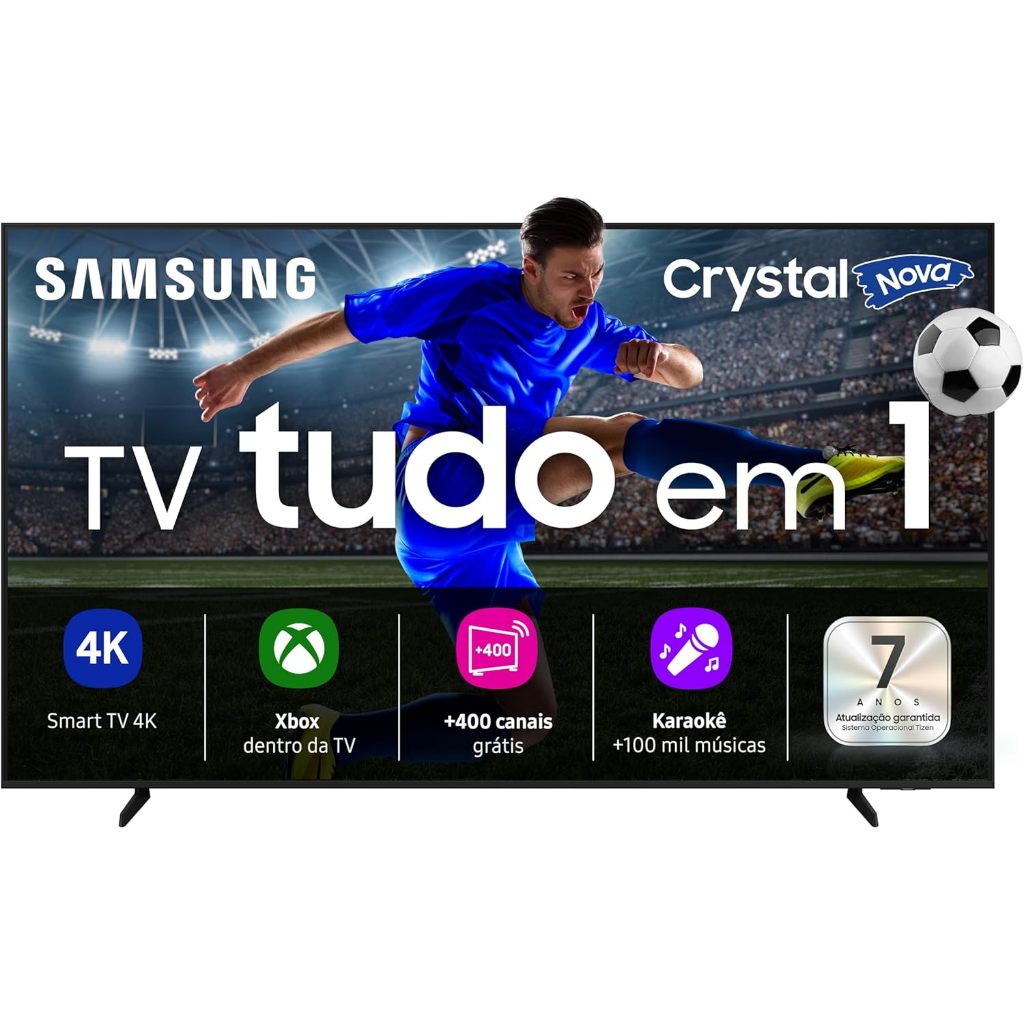 Smart TV 75" Samsung Crystal UHD 4K Gaming - UN75U8600FGXZD em Oferta na Shopee