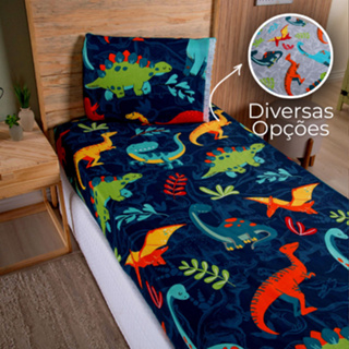 Jogo De Cama Solteiro 2 Peças Infantil Estampado - Várias Estampas Kids em Oferta na Shopee