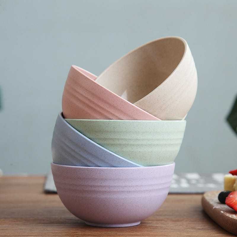 Kit 10 Tigelas Bowl Bambu Ecológico Cumbuca Sobremesa Bowls Tigela Alimentos 350 ML em Oferta na Shopee