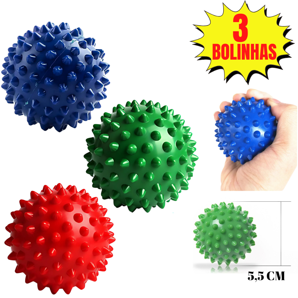 Kit 3 Bolas Cravo Pet Fisioterapia Massagem Anti Stress em Oferta na Shopee