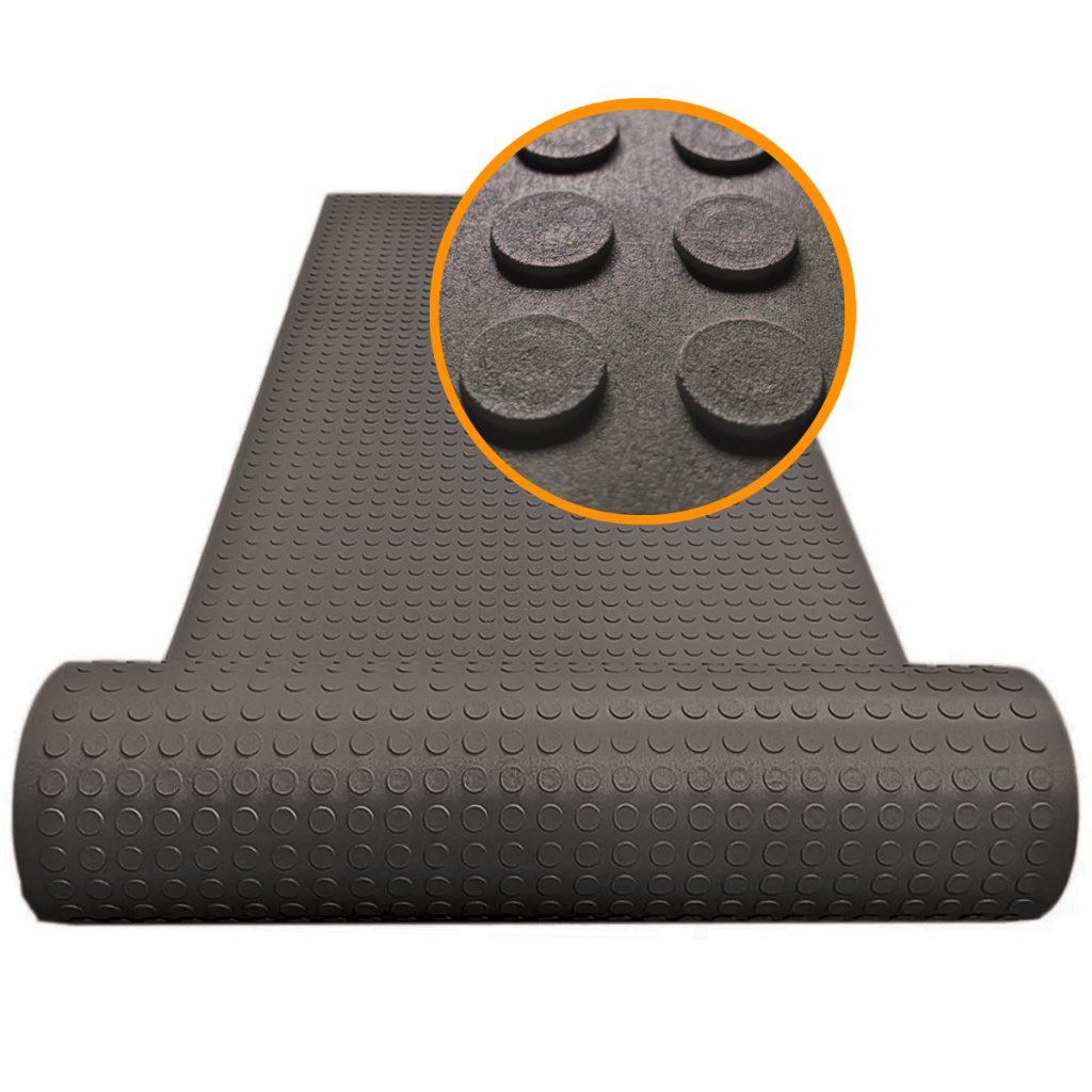 10m Piso Moeda Para Academias 10m x 50cm - 3mm