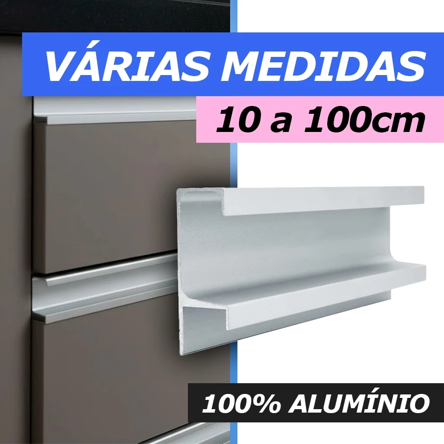 Puxador Perfil Alumínio: Onde Comprar | BuscaProdutos